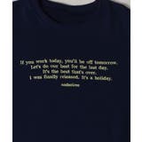 メッセージ刺繍裏毛スウェットクルーネックプルオーバー | &soiree | 詳細画像30