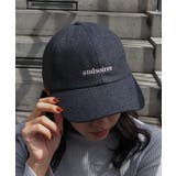 ブランドロゴ刺繍キャップ(ウール・コーデュロイ) | ＆soiree | 詳細画像3 