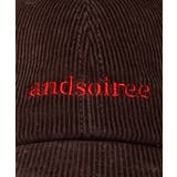 ブランドロゴ刺繍キャップ(ウール・コーデュロイ) | ＆soiree | 詳細画像28 