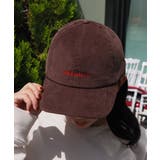 ブランドロゴ刺繍キャップ(ウール・コーデュロイ) | ＆soiree | 詳細画像9 