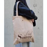 メッセージロゴプリントトート | ＆soiree | 詳細画像12 