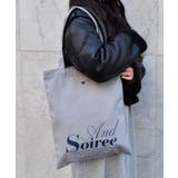 メッセージロゴプリントトート | ＆soiree | 詳細画像3 