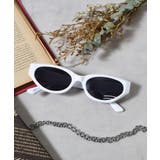 Cホワイト | &soiree ラージオーバルサングラス | ＆soiree