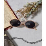 Dベージュ | &soiree ラージオーバルサングラス | ＆soiree