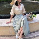 シルクプリーツスカート | ＆soiree | 詳細画像18 