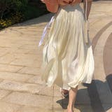 シルクプリーツスカート | ＆soiree | 詳細画像9 