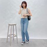 ショート丈リネンノースリーブトップス | ＆soiree | 詳細画像10 