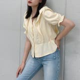 Vネックフリルブラウス | ＆soiree | 詳細画像11 