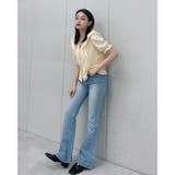 Vネックフリルブラウス | ＆soiree | 詳細画像15 