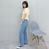 Vネックフリルブラウス | ＆soiree | 詳細画像7 