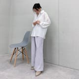 ホワイト | リネンコットンオーバーシャツ | ＆soiree