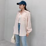 ピンク | リネンコットンオーバーシャツ | ＆soiree