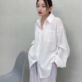 リネンコットンオーバーシャツ | ＆soiree | 詳細画像5 