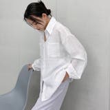 リネンコットンオーバーシャツ | ＆soiree | 詳細画像7 