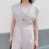 P/ベージュ | Vカットオールインワン | &soiree