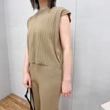 キャメル | ニットセットアップ | ＆soiree