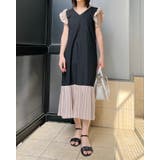 バイカラーワンピース | ＆soiree | 詳細画像1 