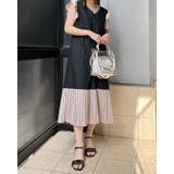 バイカラーワンピース | ＆soiree | 詳細画像4 