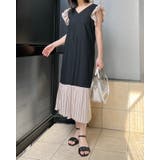 バイカラーワンピース | ＆soiree | 詳細画像5 