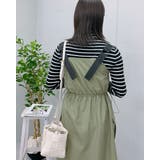 ナイロンミリタリージャンパースカート | ＆soiree | 詳細画像10 