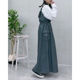 ナイロンミリタリージャンパースカート | ＆soiree | 詳細画像14 