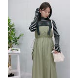 ナイロンミリタリージャンパースカート | ＆soiree | 詳細画像2 