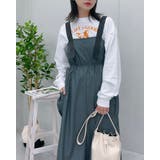 チャコール | ナイロンミリタリージャンパースカート | ＆soiree