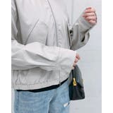 フェイクレザー2wayスタンドカラーブルゾン | ＆soiree | 詳細画像11 