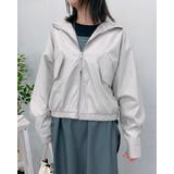 フェイクレザー2wayスタンドカラーブルゾン | ＆soiree | 詳細画像3 