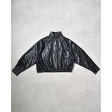 フェイクレザー2wayスタンドカラーブルゾン | ＆soiree | 詳細画像31 