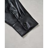 フェイクレザー2wayスタンドカラーブルゾン | ＆soiree | 詳細画像35 