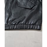 フェイクレザー2wayスタンドカラーブルゾン | ＆soiree | 詳細画像36 