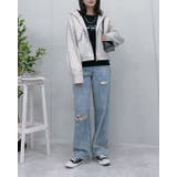 フェイクレザー2wayスタンドカラーブルゾン | ＆soiree | 詳細画像6 