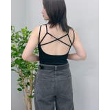 バッククロスカップ付キャミソール | ＆soiree | 詳細画像4 