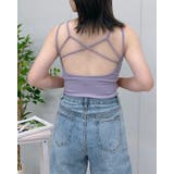 バッククロスカップ付キャミソール | ＆soiree | 詳細画像9 