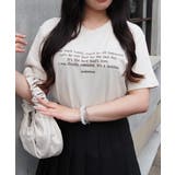 フロント刺繍Tシャツ | &soiree | 詳細画像22