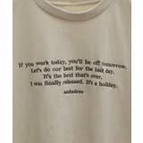 フロント刺繍Tシャツ | &soiree | 詳細画像60