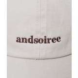 刺繍ロゴキャップ | ＆soiree | 詳細画像26 