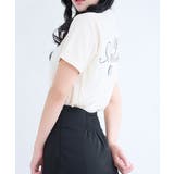 ピグメントプリントTシャツ(メッセージロゴ) | ＆soiree | 詳細画像19 