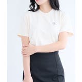 ピグメントプリントTシャツ(メッセージロゴ) | ＆soiree | 詳細画像21 