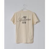 ピグメントプリントTシャツ(メッセージロゴ) | ＆soiree | 詳細画像34 