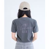 ピグメントプリントTシャツ(メッセージロゴ) | ＆soiree | 詳細画像9 