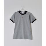 ロゴ刺繍リンガーTシャツ | &soiree | 詳細画像13