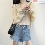 ベージュ | リブニットカーディガン | ＆soiree