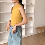 セミハイネック サマーニット ノースリーブトップス | ＆soiree | 詳細画像11 