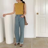 セミハイネック サマーニット ノースリーブトップス | ＆soiree | 詳細画像13 