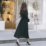 ウエストリボンプリーツワンピース | &soiree | 詳細画像8