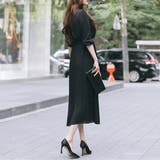 ウエストリボンプリーツワンピース | &soiree | 詳細画像9