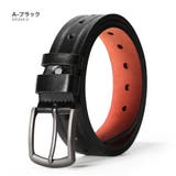 A-ブラック | 本革 リアルレザーベルト メンズ | RAiseNsE 