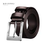 B-ダークブラウン | 本革 リアルレザーベルト メンズ | RAiseNsE 